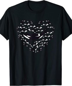 Cute Hearts Whales T-Shirt