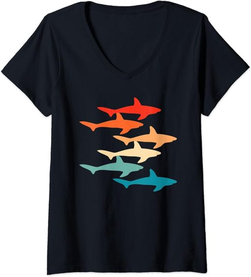 Womens Orcas Tshirt V-Neck T-Shirt