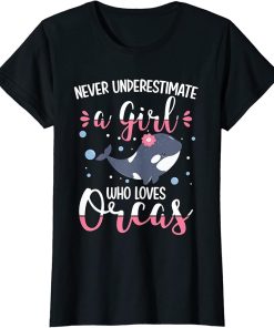 Funny Orca Lover Graphic for Women Girls Kids Orca Lover T-Shirt