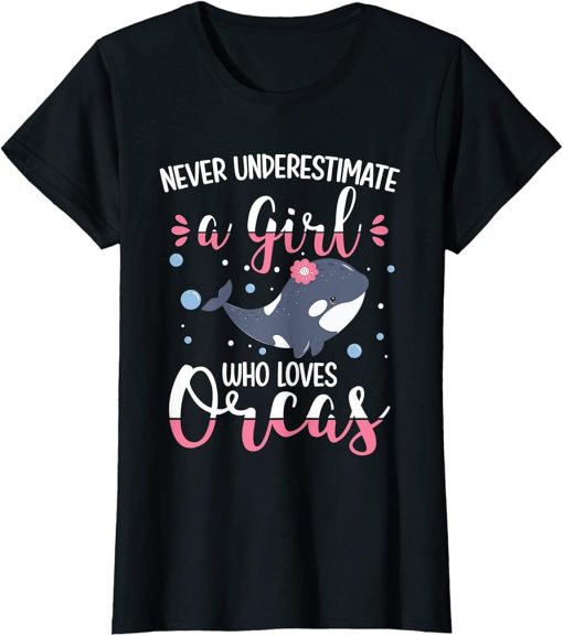 Funny Orca Lover Graphic for Women Girls Kids Orca Lover T-Shirt