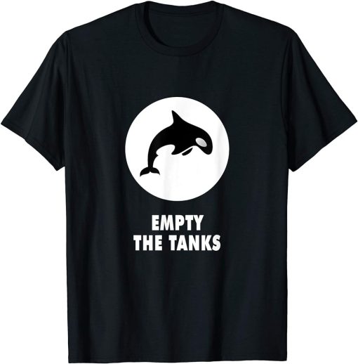 Empty The Tanks Killer Whale Orca Maritime Preservation T-Shirt